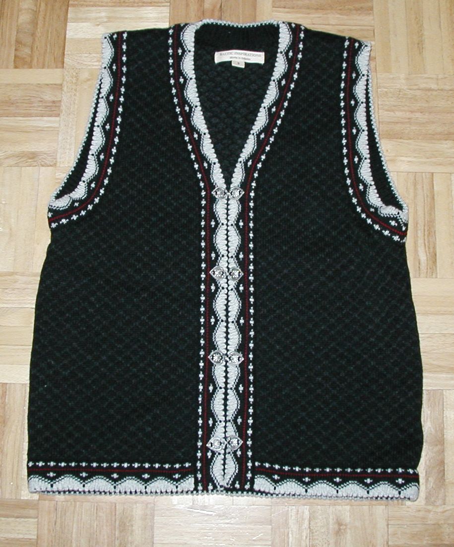 Vests (any sweater pattern can be made as a vest in a custom order ...